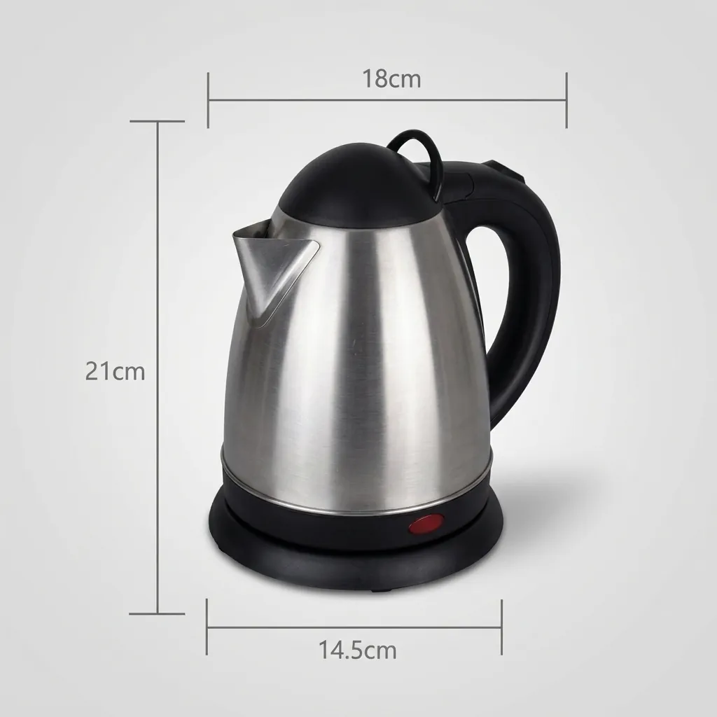 Wood Grain 3-in-1 Tray Set with Strix Stainless Steel 0.8L Kettle — KTS-1112 (image 6)