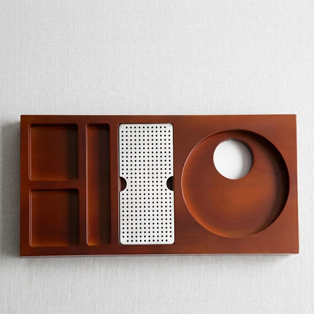 Kettle 0.8L & Beech Wooden Tray Set — KTS-1120 (image 3)