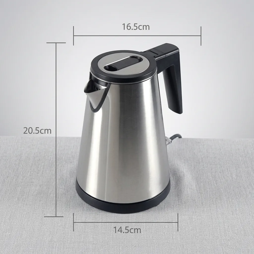 Kettle 0.8L & Beech Wooden Tray Set — KTS-1120 (image 4)