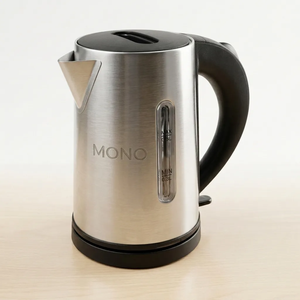 ABS Tray Set with Stainless Steel Double Body 0.6L Kettle [1122] — KTS-1122 (image 2)