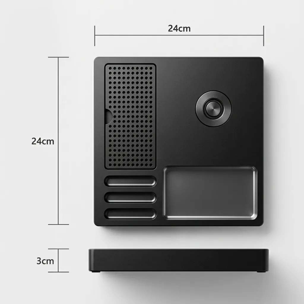 ABS Tray Set with Stainless Steel Anti-Scald 0.8L Kettle [1124] — KTS-1124 (image 5)