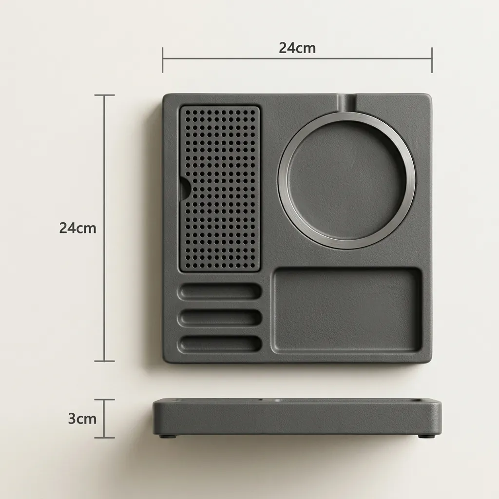 ABS Tray Set with Stainless Steel Anti-Scald 0.8L Kettle [1126] — KTS-1126 (image 4)