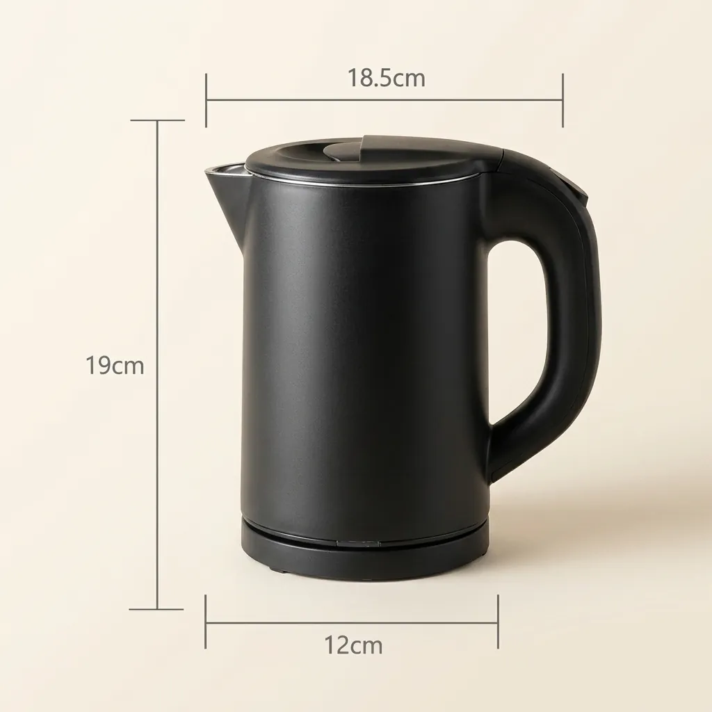 ABS Tray Set with Stainless Steel Anti-Scald 0.8L Kettle [1126] — KTS-1126 (image 5)