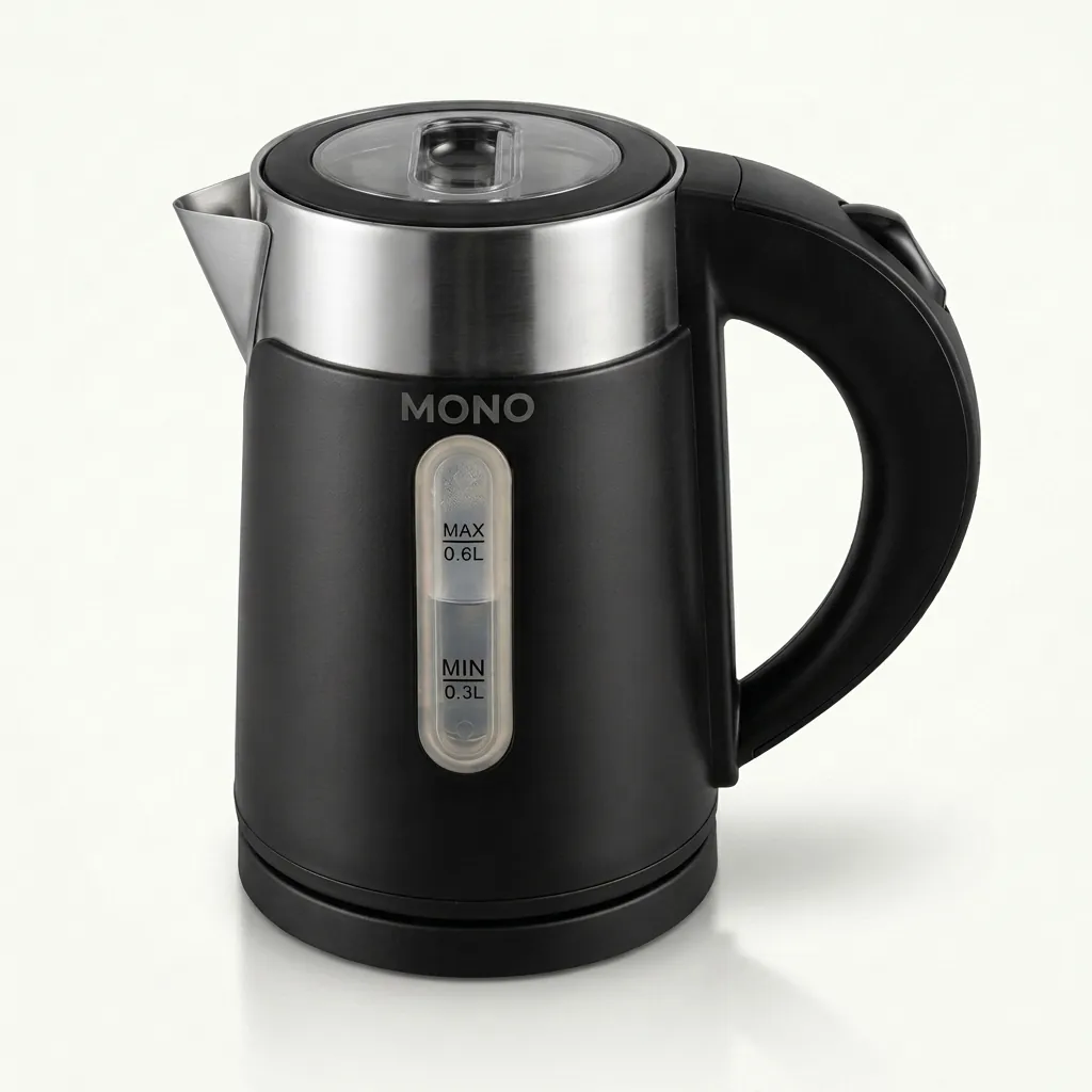 ABS Tray Set with Stainless Steel Double Body 0.6L Kettle [1127] — KTS-1127 (image 2)