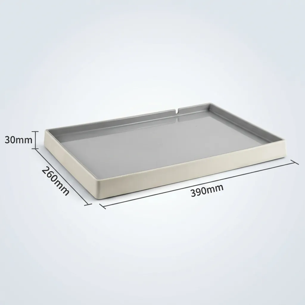 PU Leather Tray Set with Stainless Steel Anti-Scald 0.8L Kettle [1128] — KTS-1128 (image 3)