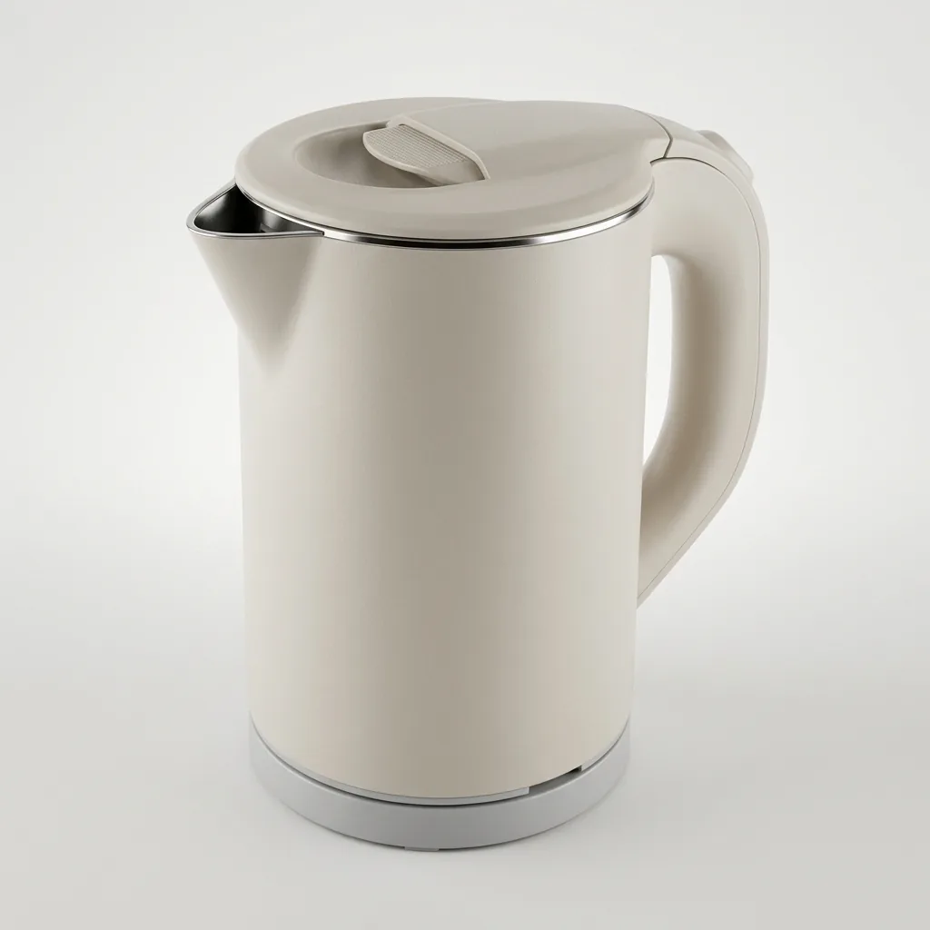 PU Leather Tray Set with Stainless Steel Anti-Scald 0.8L Kettle [1128] — KTS-1128 (image 2)