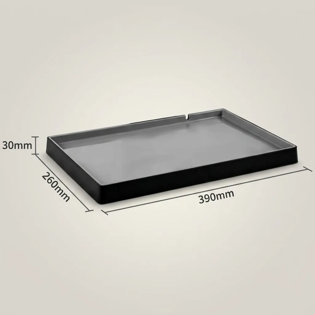 PU Leather Tray Set with Stainless Steel Anti-Scald 0.8L Kettle [1129] — KTS-1129 (image 4)