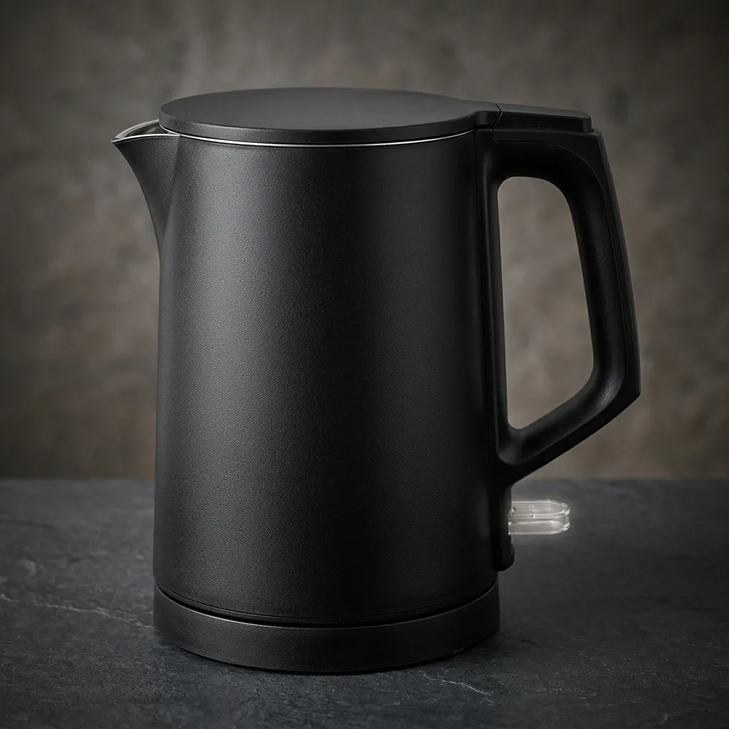 PU Leather Tray Set with Stainless Steel Anti-Scald 1.0L Kettle — KTS-1130 (image 3)