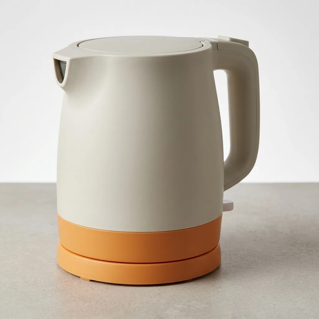 PU Leather Tray Set with Stainless Steel Anti-Scald 0.8L Kettle [1131] — KTS-1131 (image 2)