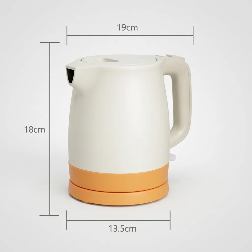PU Leather Tray Set with Stainless Steel Anti-Scald 0.8L Kettle [1131] — KTS-1131 (image 5)