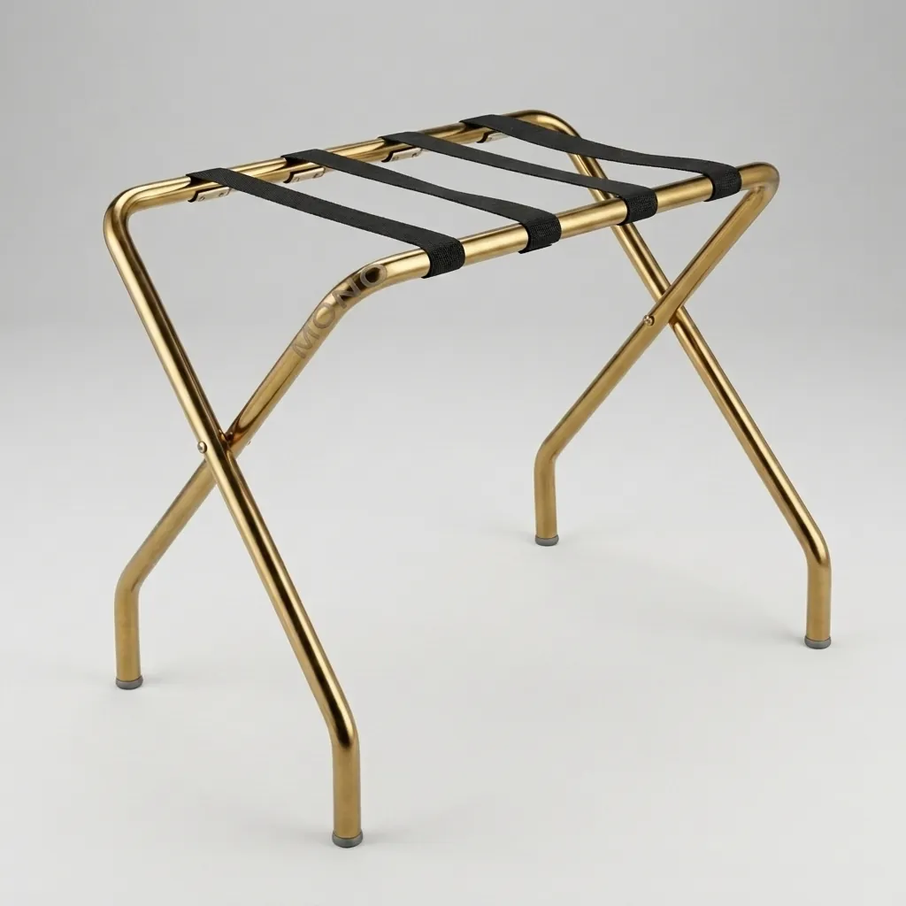 Stainless Steel Luggage Rack with 4 Straps [1030] — LGR-1030 (image 1)