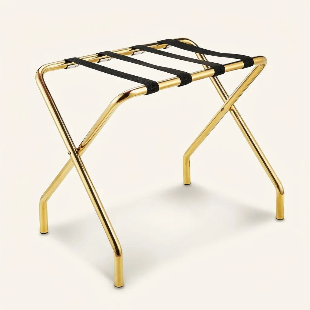 Stainless Steel Luggage Rack with 4 Straps [1030] — LGR-1030 (image 3)