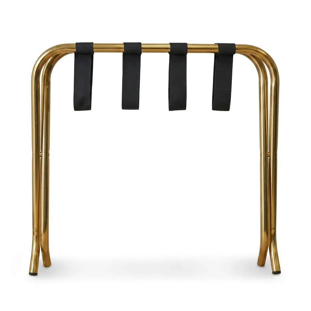 Stainless Steel Luggage Rack with 4 Straps [1030] — LGR-1030 (image 5)