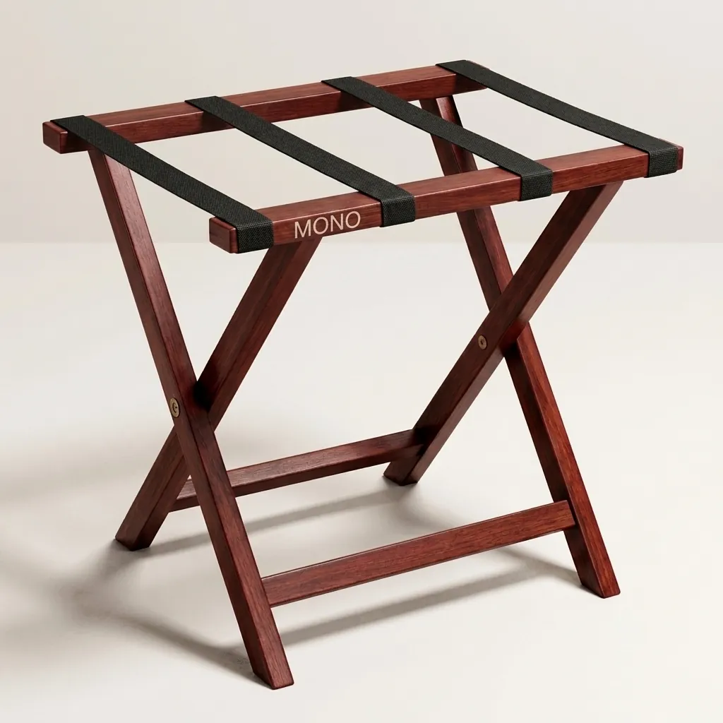 Wooden Luggage Rack Cherry — LGR-1048 (image 1)