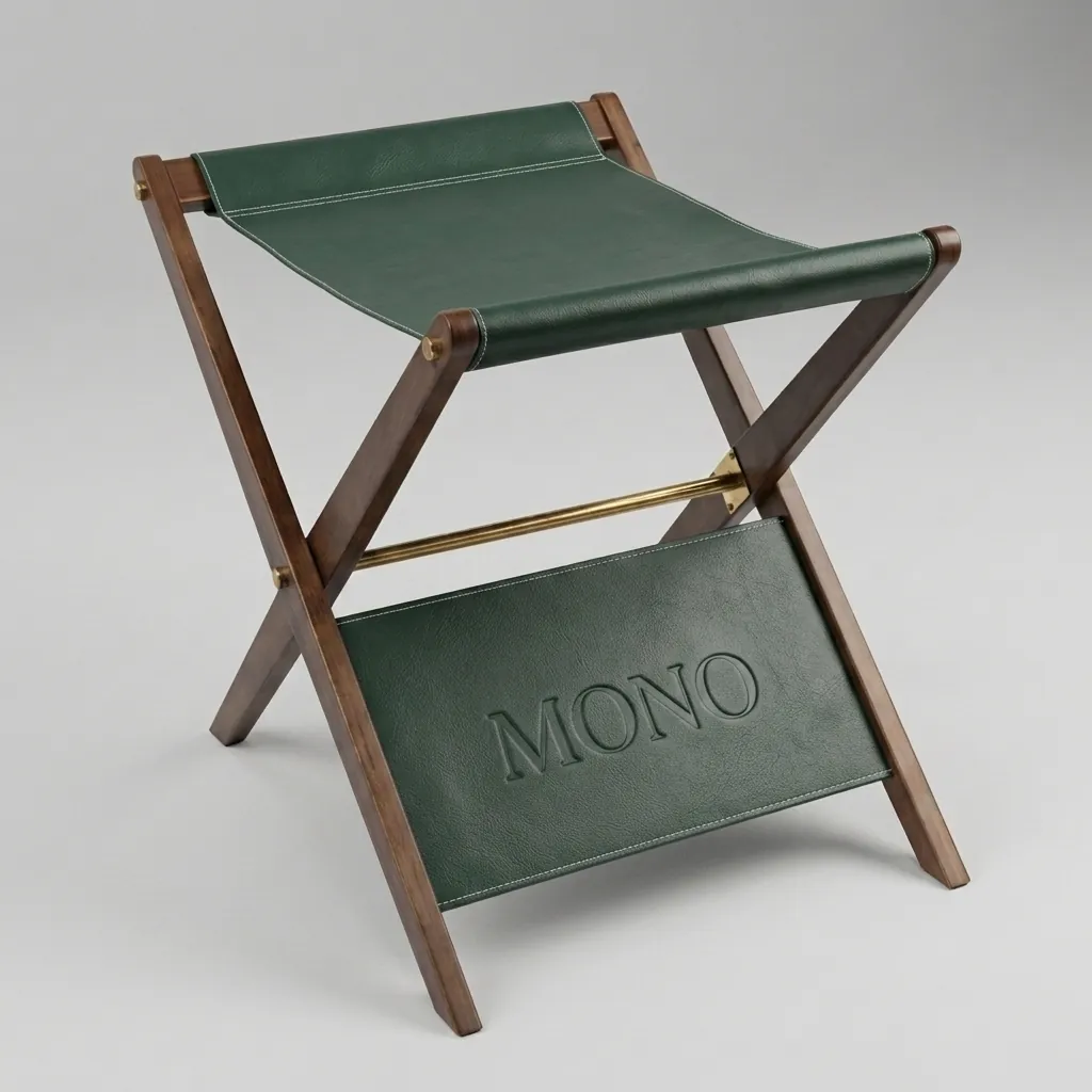 Rubber Wood Luggage Rack — LGR-1059 (image 1)