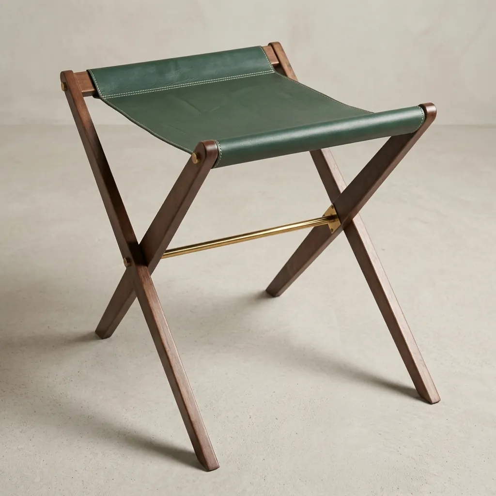 Rubber Wood Luggage Rack — LGR-1059 (image 4)