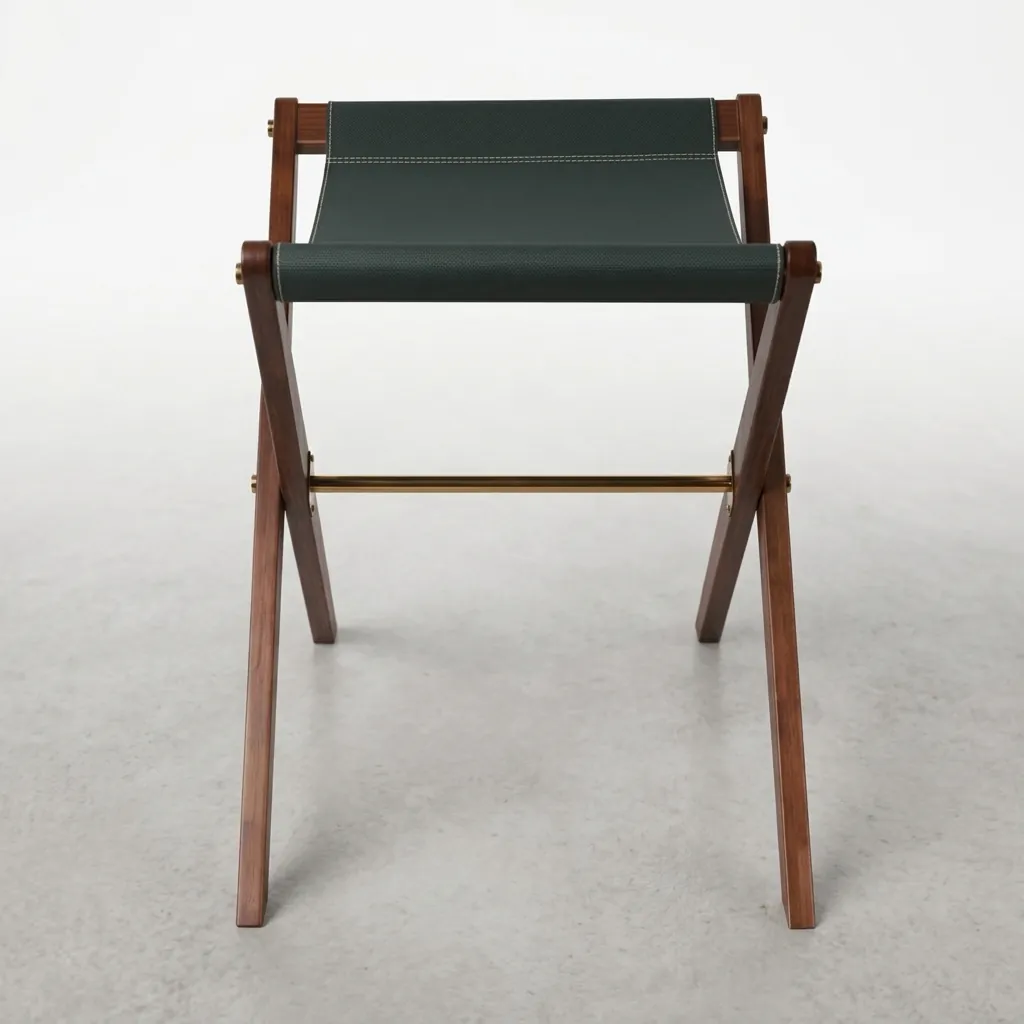 Rubber Wood Luggage Rack — LGR-1059 (image 8)