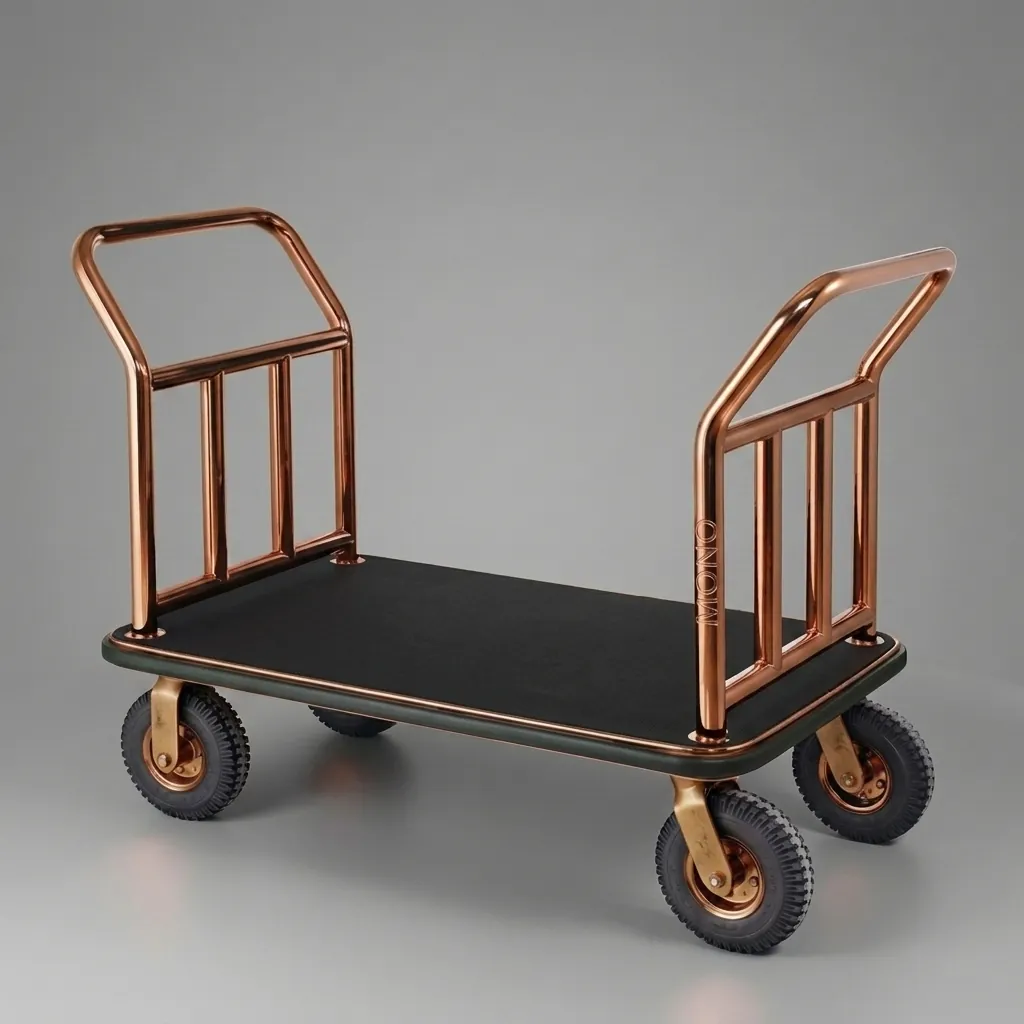 Stainless Steel Luggage Hand Truck with 200kg Load [1030] — LGT-1030 (image 1)