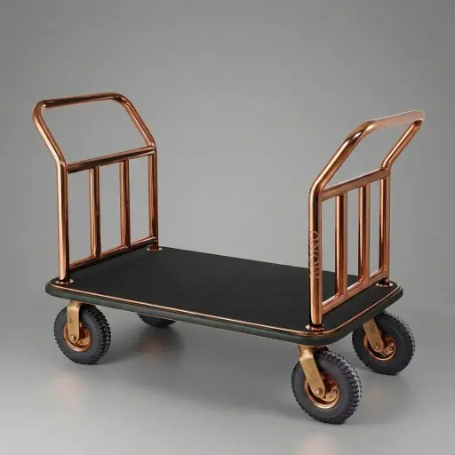 Stainless Steel Luggage Hand Truck with 200kg Load [1030] — LGT-1030