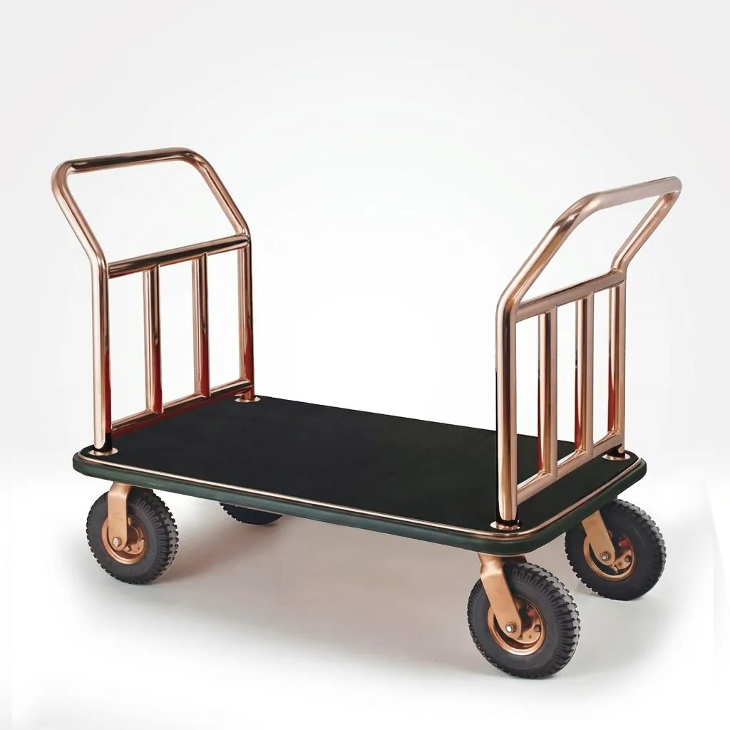 Stainless Steel Luggage Hand Truck with 200kg Load [1030] — LGT-1030 (image 2)