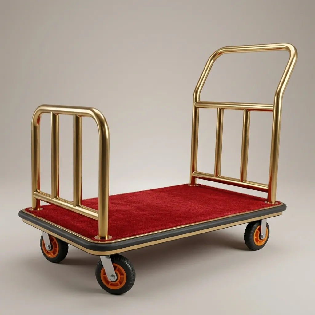 Stainless Steel Luggage Hand Truck with 200kg Load [1031] — LGT-1031 (image 2)