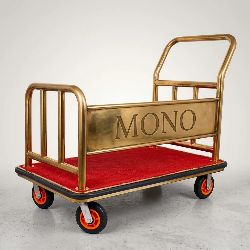 Stainless Steel Luggage Hand Truck with 200kg Load [1031] — LGT-1031 (image 1)