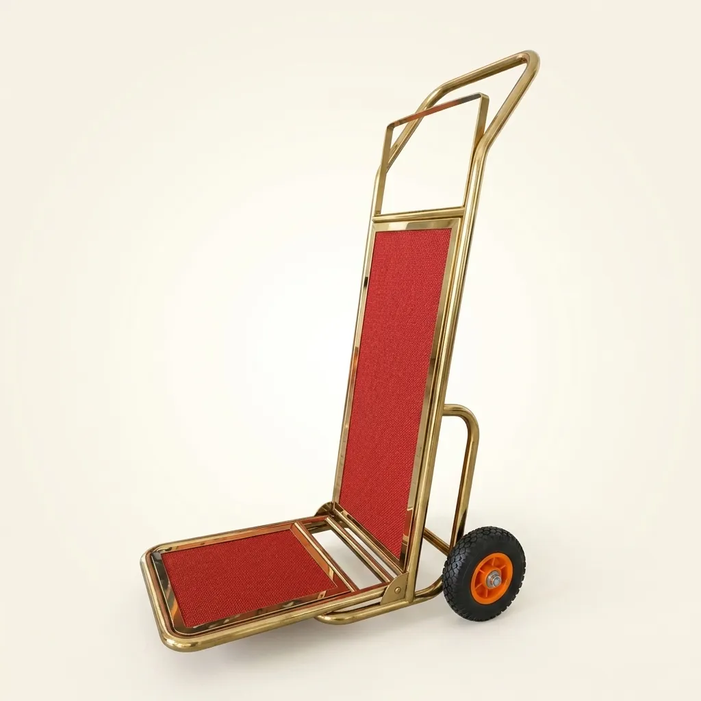Stainless Steel Foldable Luggage Hand Truck with 100kg Load [1032] — LGT-1032 (image 4)