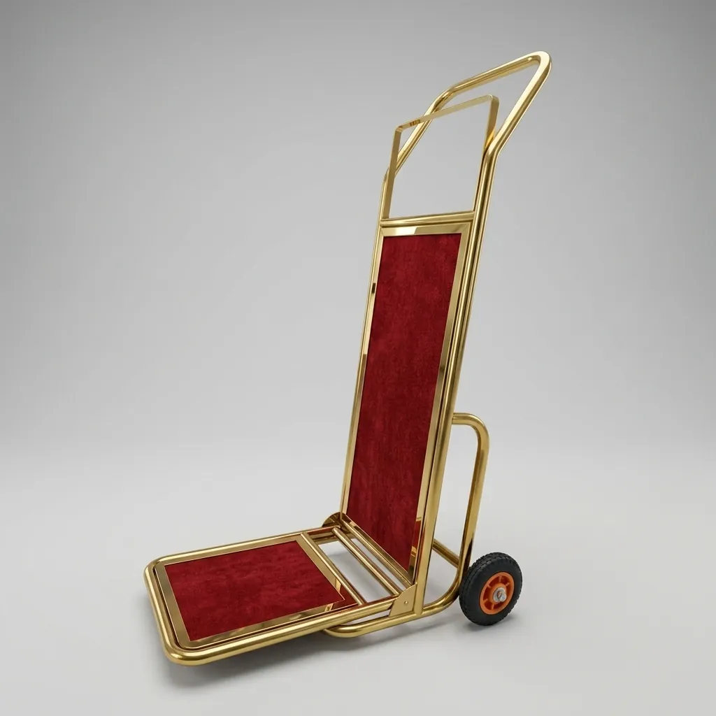 Stainless Steel Foldable Luggage Hand Truck with 100kg Load [1032] — LGT-1032 (image 5)
