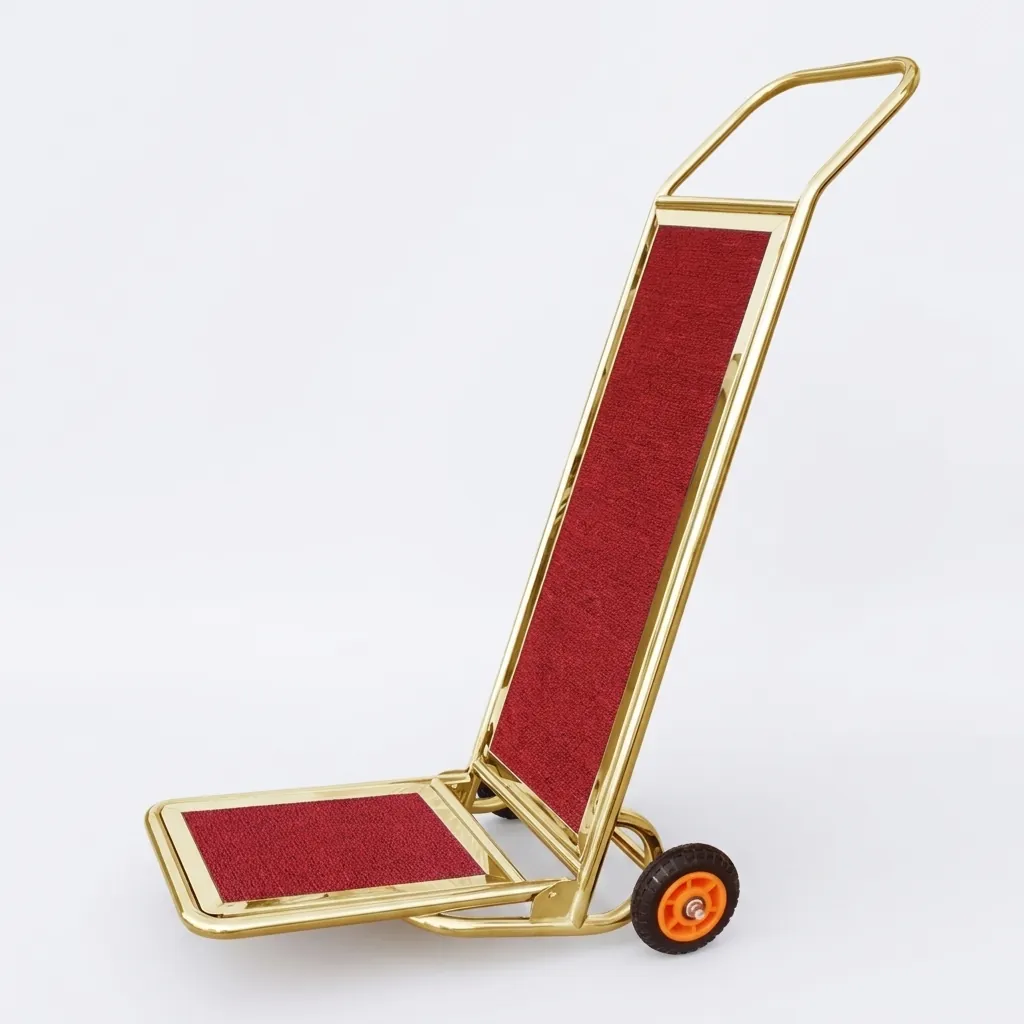 Stainless Steel Foldable Luggage Hand Truck with 100kg Load [1033] — LGT-1033 (image 2)