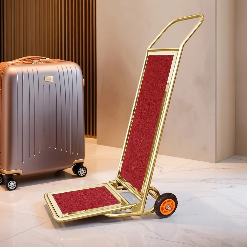 Stainless Steel Foldable Luggage Hand Truck with 100kg Load [1033] — LGT-1033 (image 4)