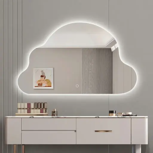 Led Backlit Cloud Frameless Mirror