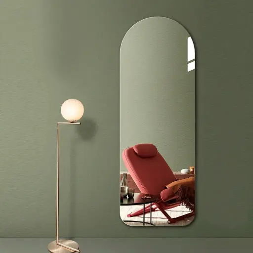 Full Length Led Backlit Light Frameless Mirror