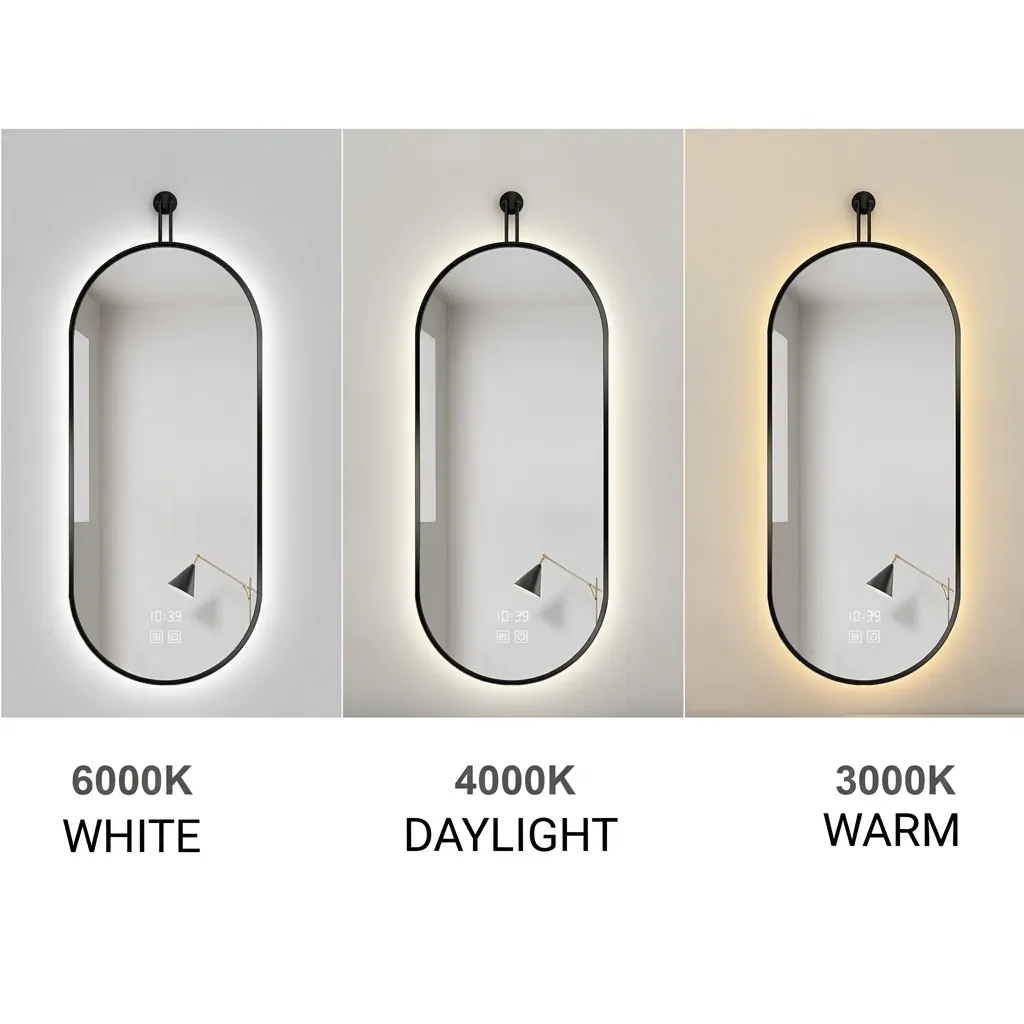 Wall Hanging Led Backlit Frame Mirror — LHM-1089 (image 5)
