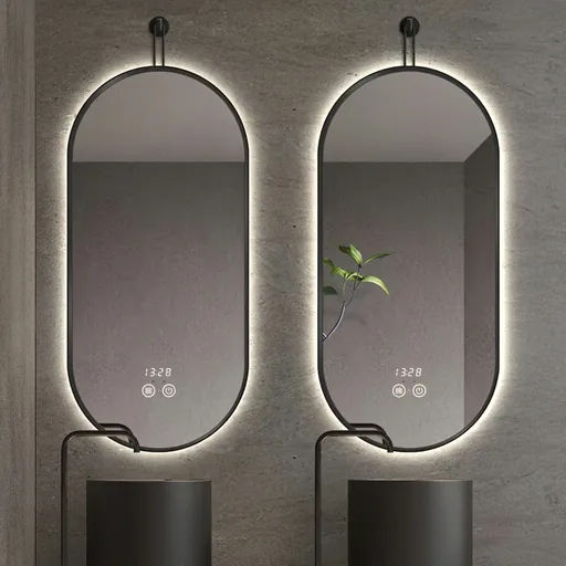 Wall Hanging Led Backlit Frame Mirror — LHM-1089