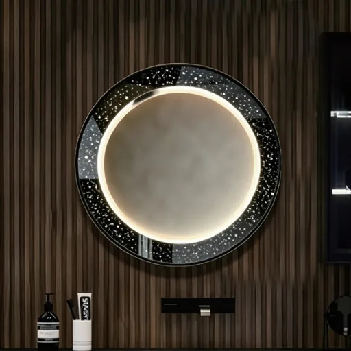 Round Starry Sky Lighted Mirror — WLM-1092