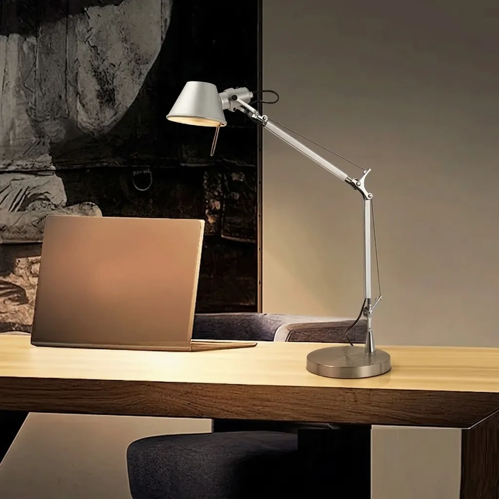 Aluminum Swing-Arm Desk Lamp [1025] — LMP-1025 (image 3)