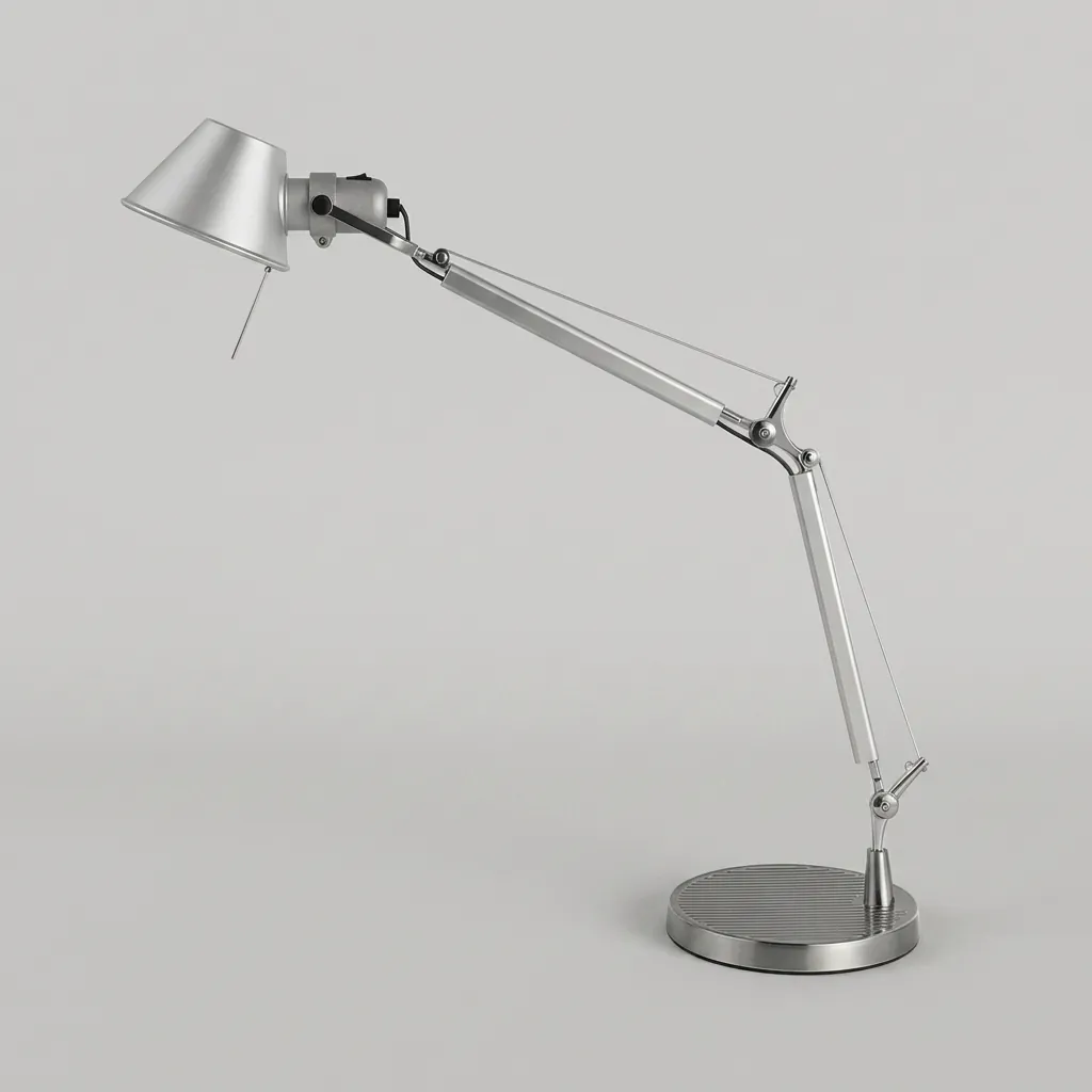 L-02 Aluminum Swing Arm Desk Lamp — LMP-1027 (image 2)