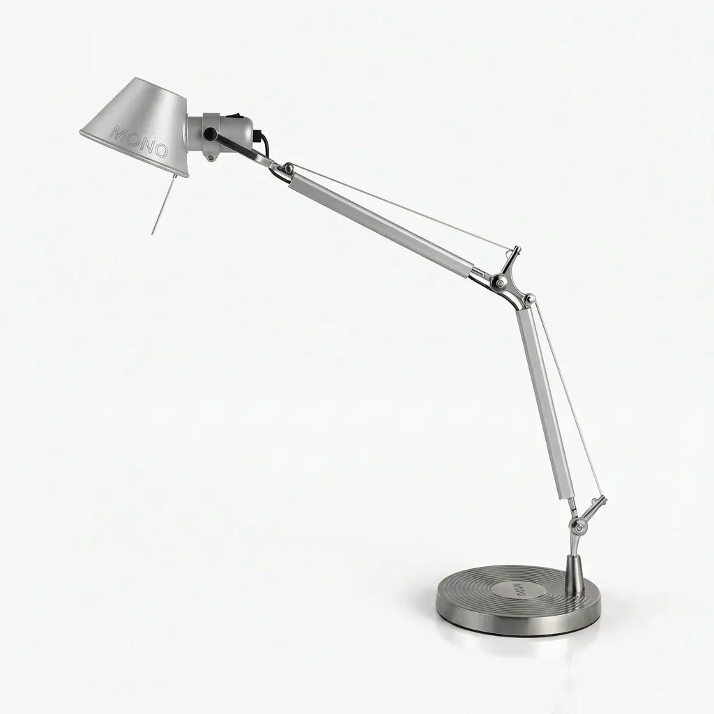 L-02 Aluminum Swing Arm Desk Lamp — LMP-1027 (image 1)