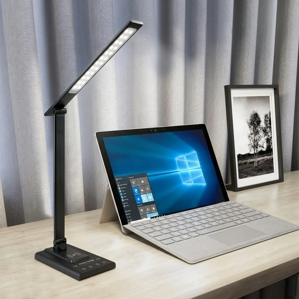 Led Desk Lamp With Wireless Charger — LMP-1031 (image 4)