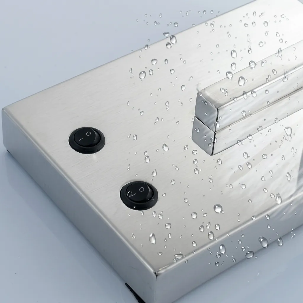 Table Lamp With Adjustable Led Reading Lamp - Stainless Steel — LMP-1034 (image 5)
