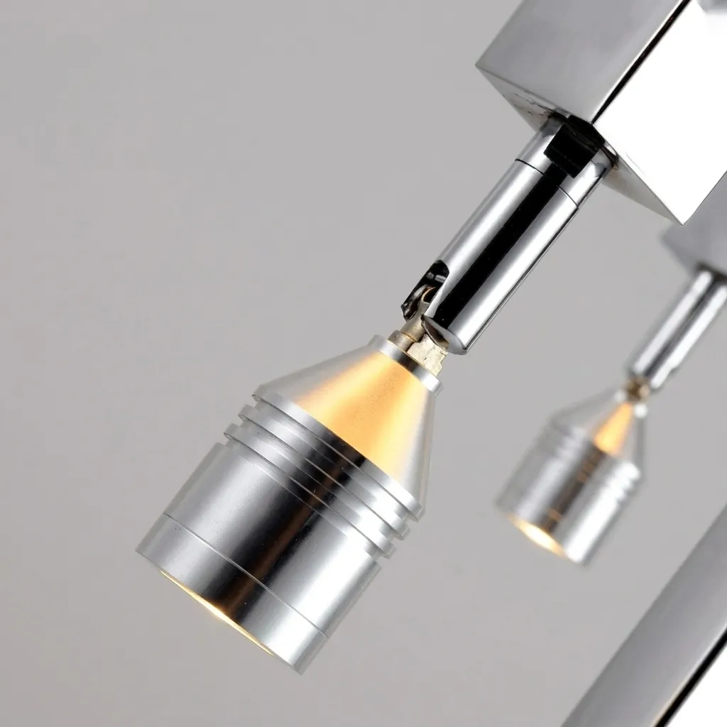 Table Lamp With Adjustable Led Reading Lamp - Stainless Steel — LMP-1034 (image 6)