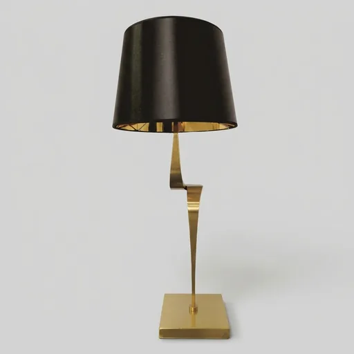 Tapered Fabric Shade Table Lamp — LMP-1042