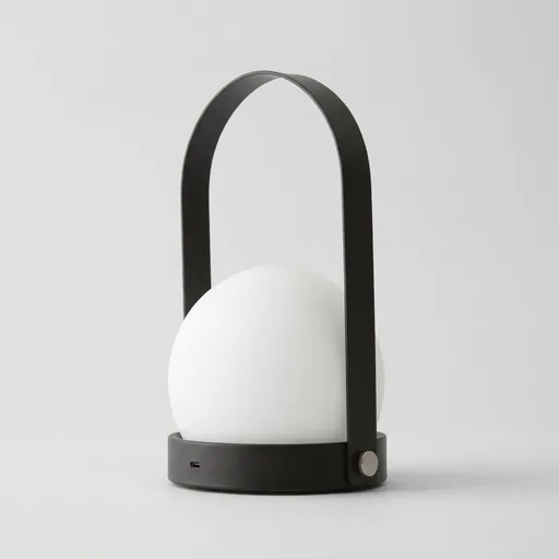 Portable Globe Table Lamp with Handle — LMP-1047