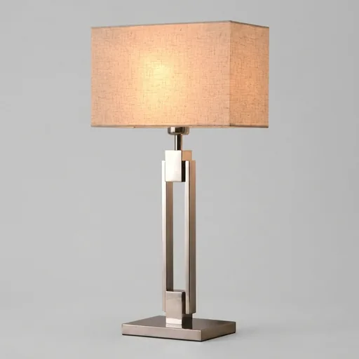 Open Frame Fabric Shade Table Lamp — LMP-1050