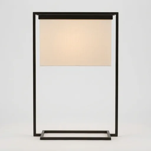Open Frame Panel Shade Table Lamp — LMP-1053