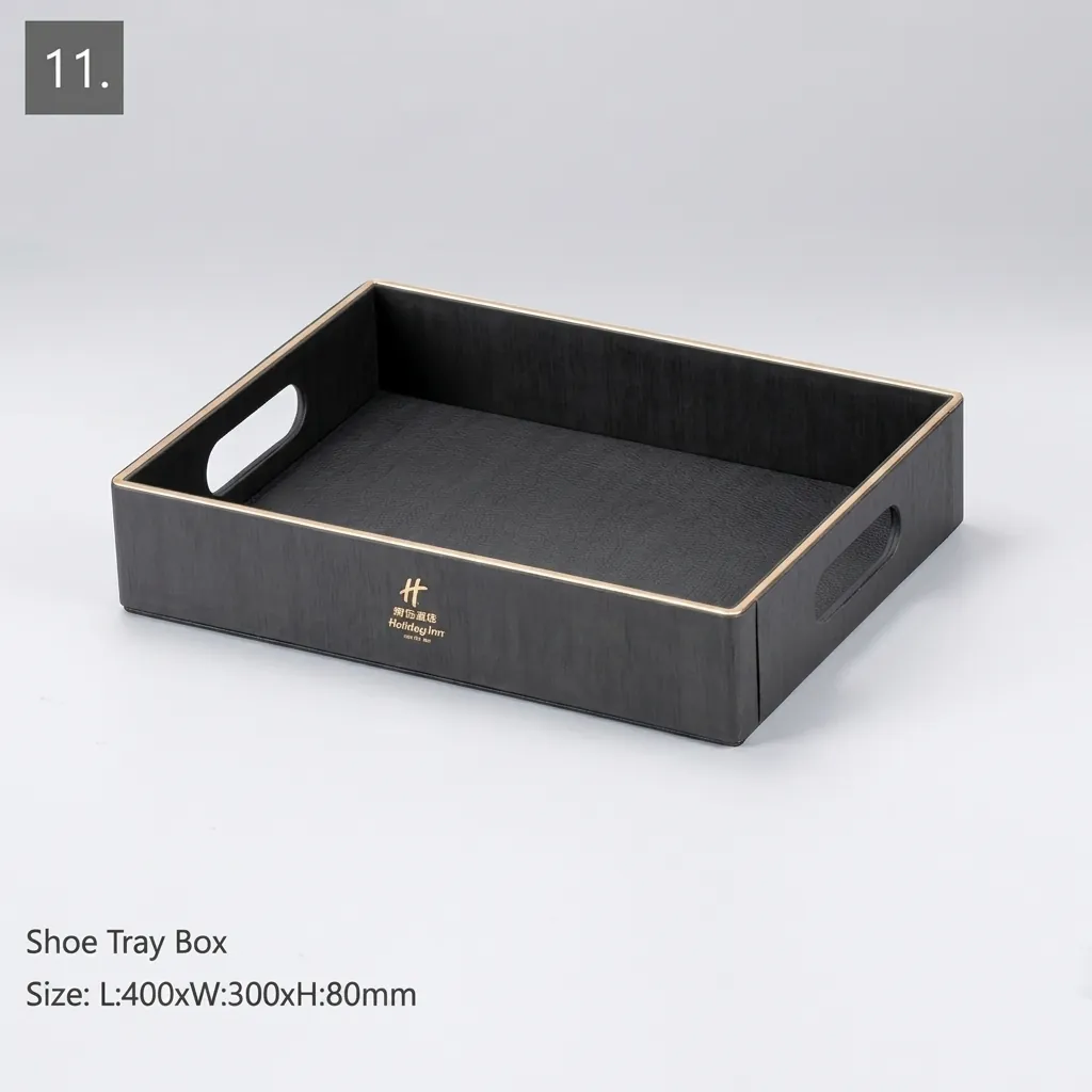 PU Leather 12-Piece Amenities Set with Single Remote Control Holder — LTH-1025 (image 5)