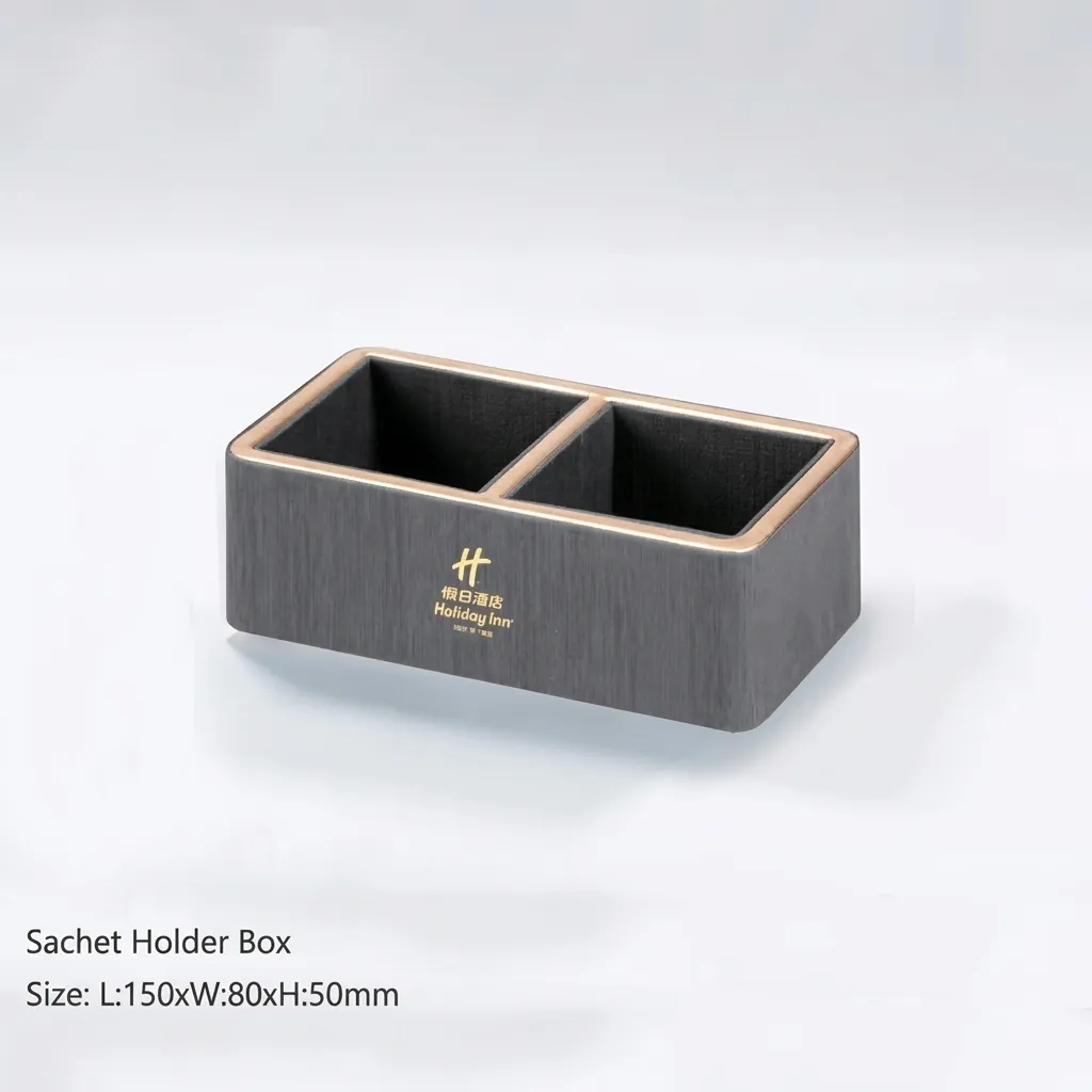 PU Leather 12-Piece Amenities Set with Single Remote Control Holder — LTH-1025 (image 11)