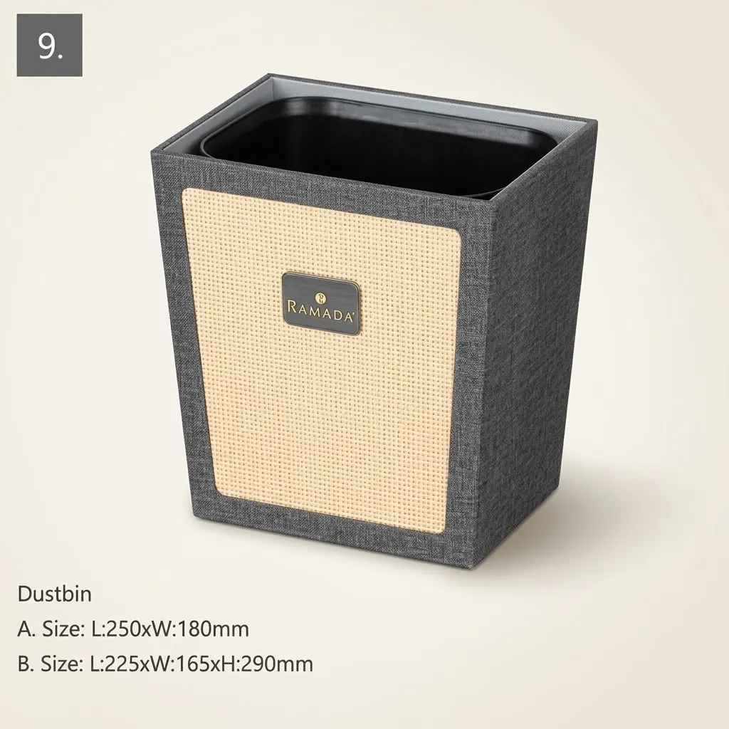 PU Leather 11-Piece Amenities Set — LTH-1028 (image 3)