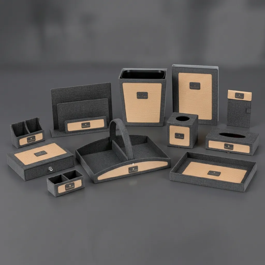 PU Leather 11-Piece Amenities Set — LTH-1028 (image 6)