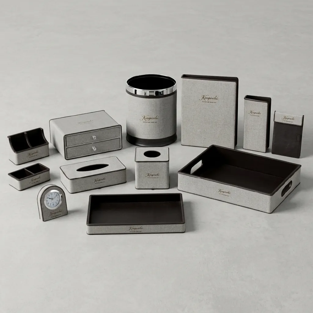 PU Leather 12-Piece Amenities Set — LTH-1030 (image 7)